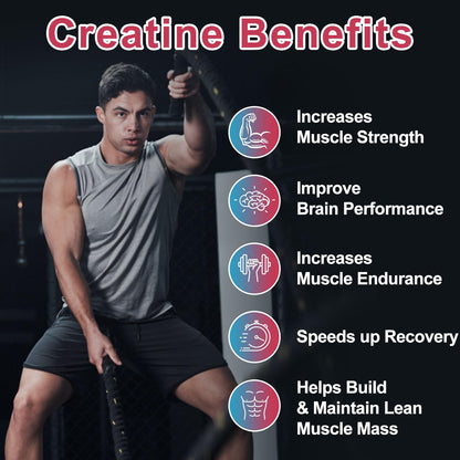 Kaoxnu 120 count creatine monohydrate gummies bottle
