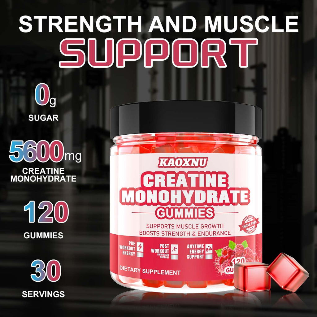 Kaoxnu creatine gummies cap and safety seal inspection