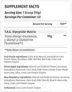 Metabolic Nutrition TAG 400g tub back label