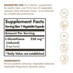 Solgar 30 count vegetable capsules label details