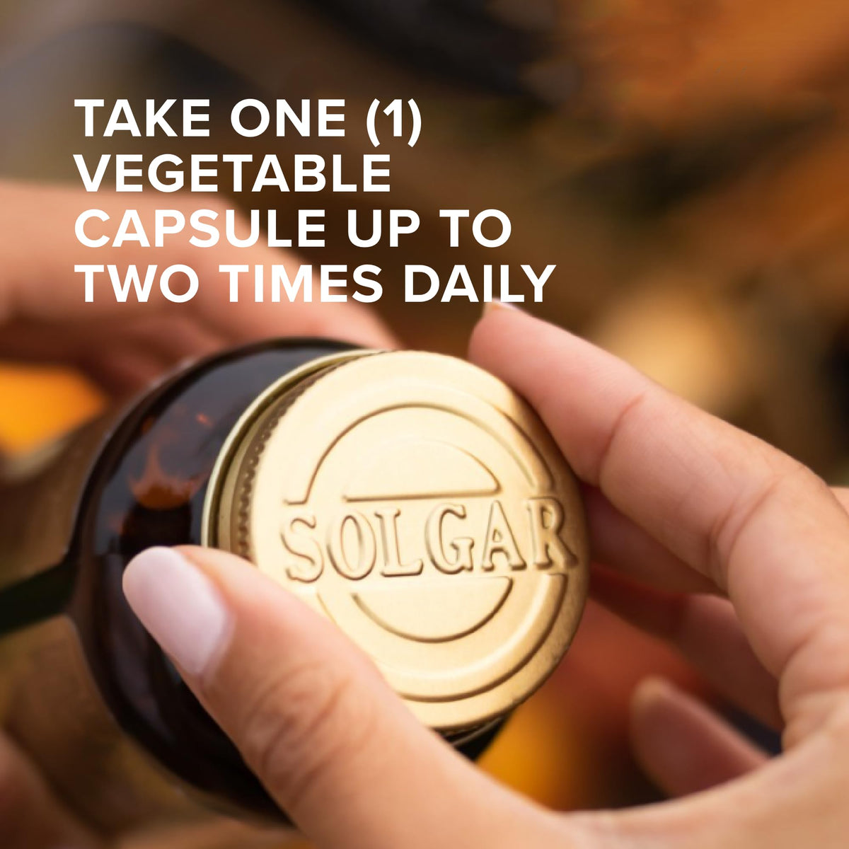 Solgar antioxidant supplement side bottle angle