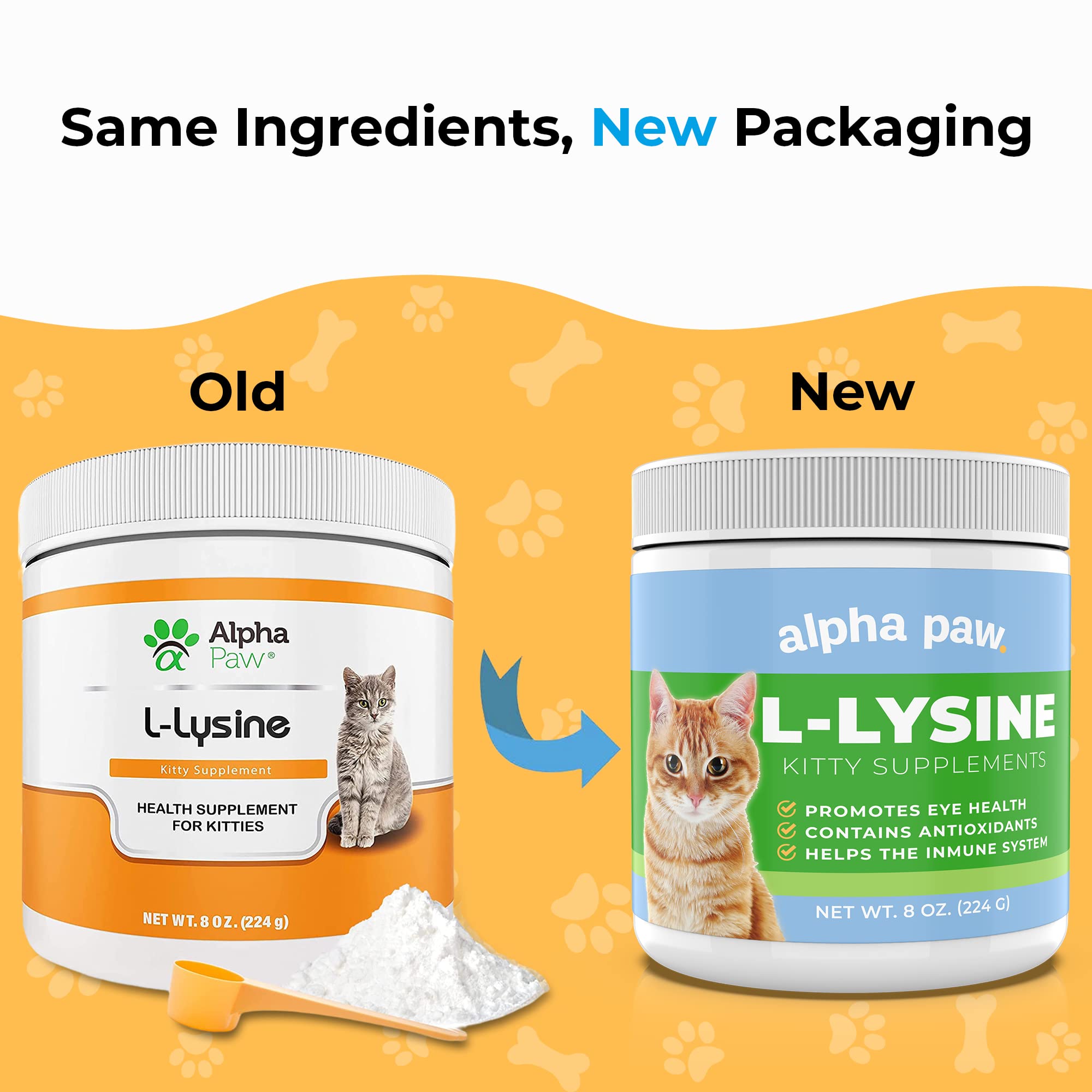 Alpha Paw Cat Lysine supplement powder texture
