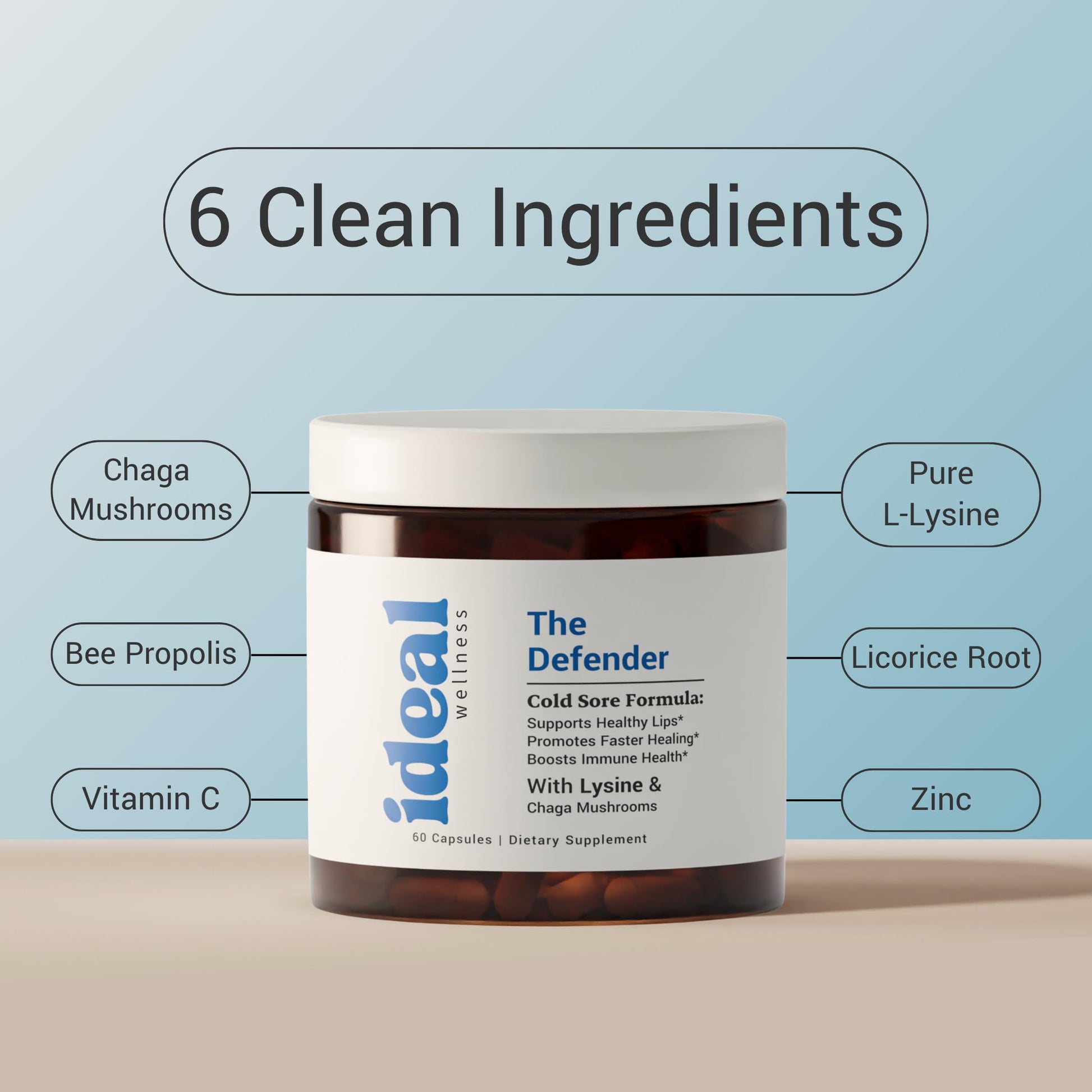 Ideal Wellness immune support supplement for lip health