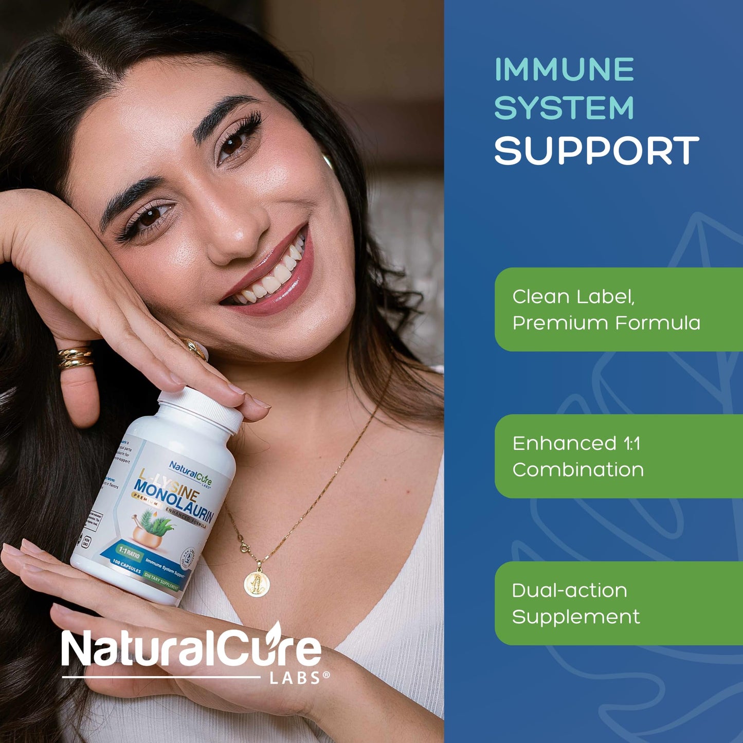 Natural Cure Labs 1:1 ratio supplement capsules texture