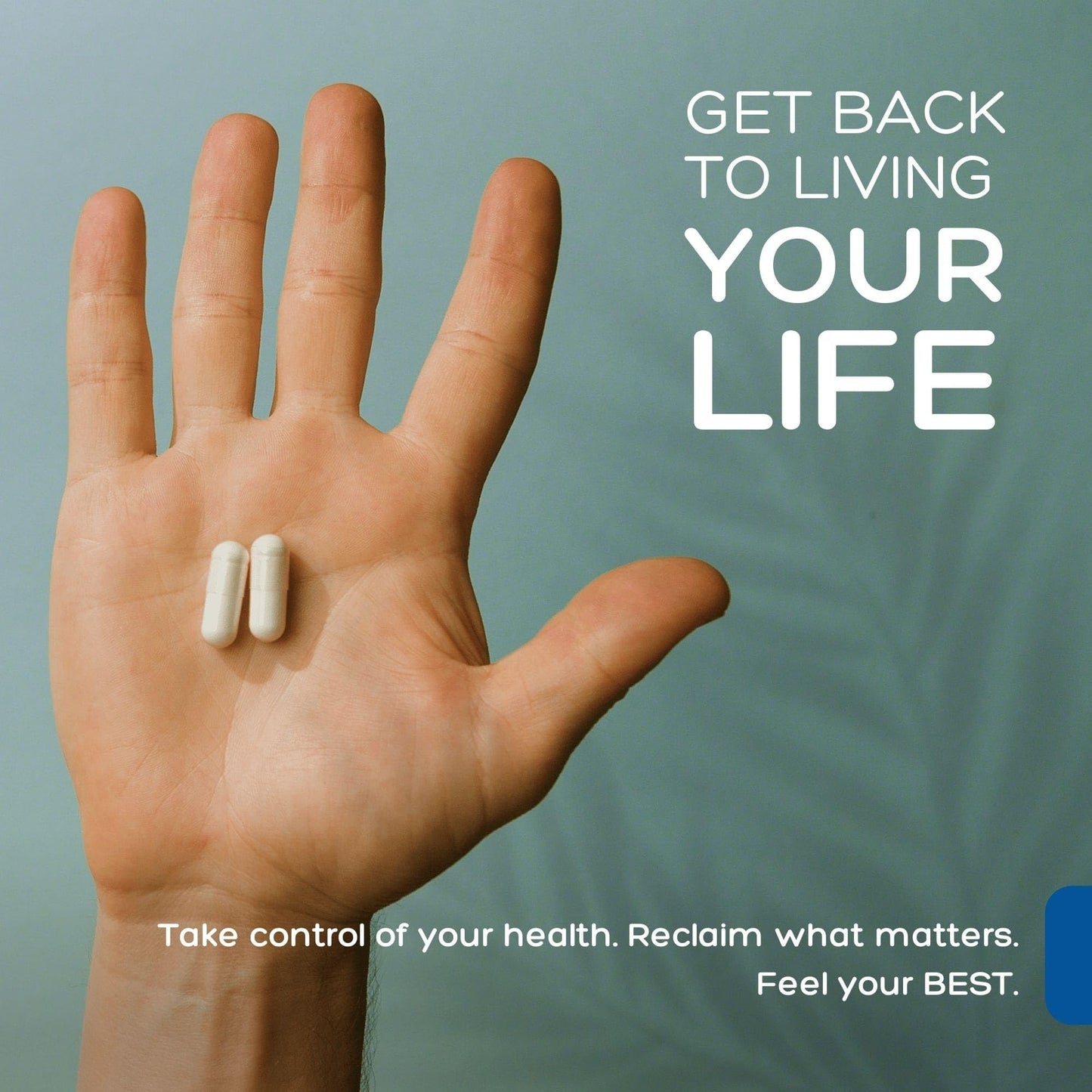 Top view of Natural Cure Labs L-Lysine supplement bottle