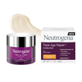 Neutrogena Triple Age Repair Anti Wrinkle Daily Facial Moisturizer Cream With Vitamin C And Sunscreen Broad Spectrum SPF 25, 1.7 Ounce