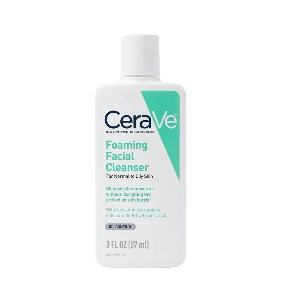 CeraVe Foaming Facial Cleanser 87ml for Normal to Oily Skin