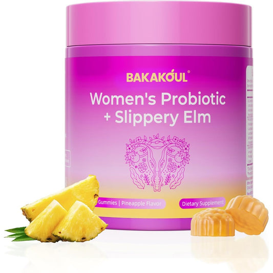 BAKAKOUL Feminine Probiotics Gummies front view bottle for women's pH balance