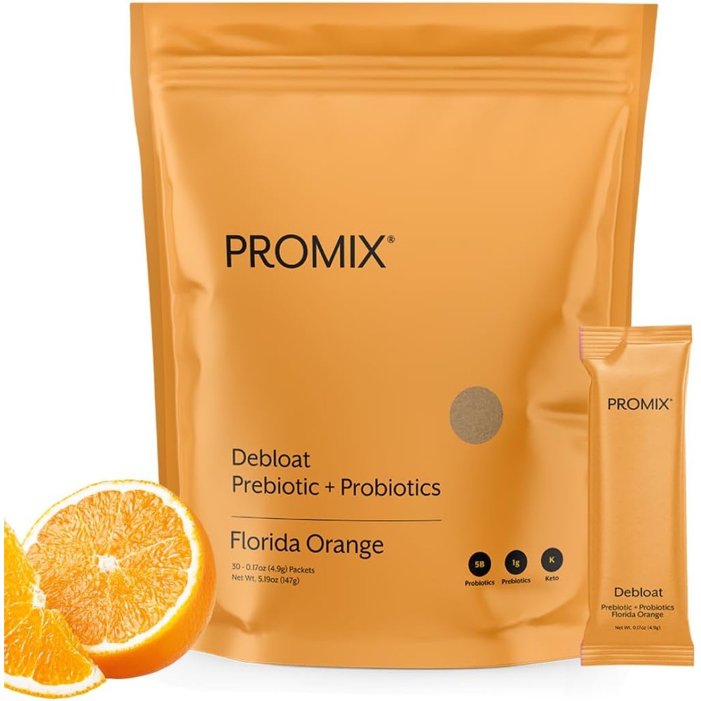 ProMix Nutrition Debloat Florida Orange front view pouch packaging