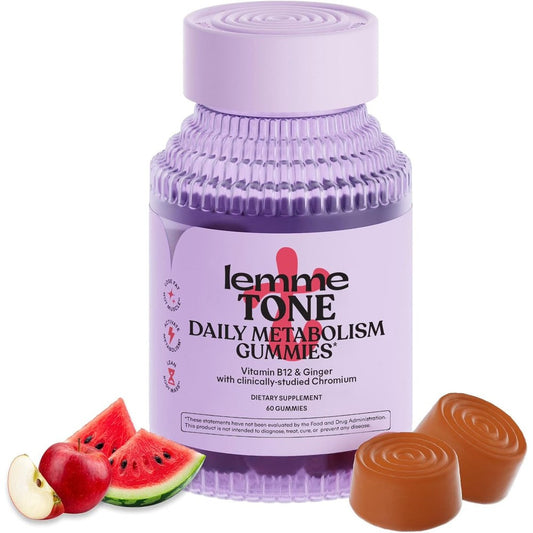 Lemme Tone Metabolism Gummies front view bottle for weight management