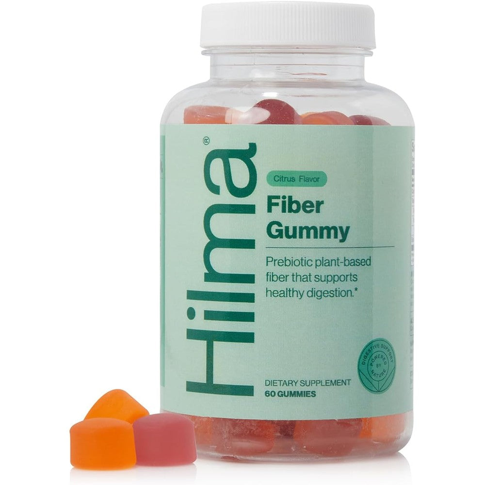 Hilma Prebiotic Fiber Gummies front view container for daily digestive health support