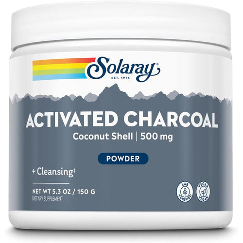 Solaray Activated Coconut Charcoal Powder for digestive tract support