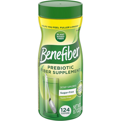 Benefiber Daily Prebiotic Fiber Supplement Powder front view packaging