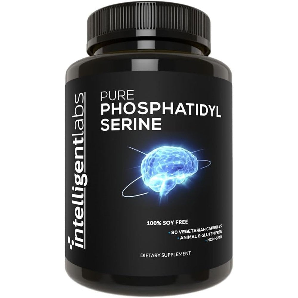 Intelligent Labs Pure Phosphatidylserine front view bottle packaging