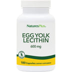 NaturesPlus Egg Yolk Lecithin 180 Capsules front product view