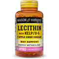 Mason Natural Lecithin Kelp B6 Apple Cider Vinegar bottle front view commercial wellness supplement