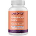 Bestvite Phosphatidylserine 100mg vegetarian capsules front bottle view