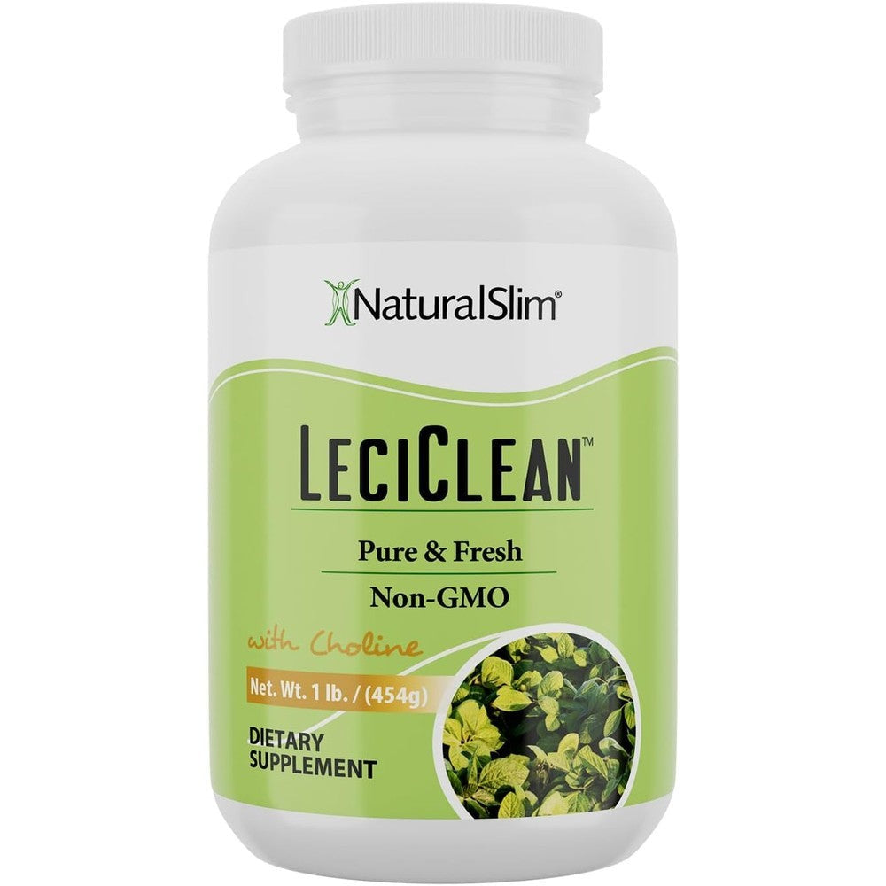 NaturalSlim LeciClean soy lecithin granules front view packaging