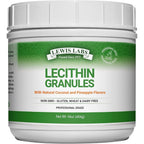 Lewis Labs Lecithin Granules 16 Ounce front view bottle packaging