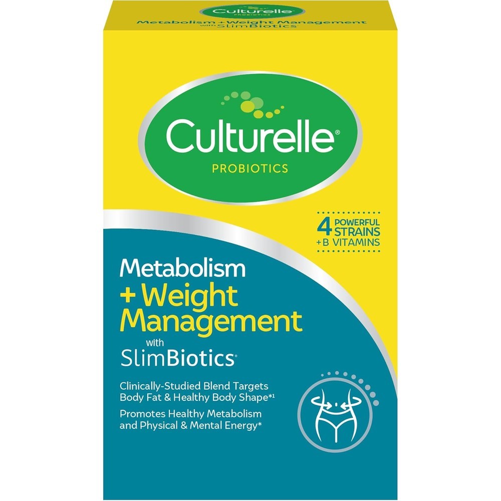 Culturelle Metabolism Weight Management Probiotic Capsules front view container
