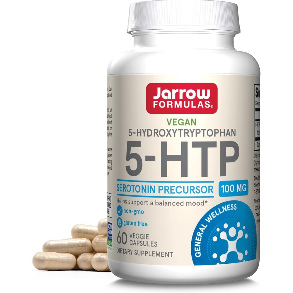 Jarrow Formulas 5-HTP 100mg bottle front view