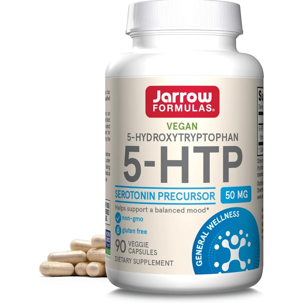 Jarrow Formulas 5-HTP 50mg bottle front view