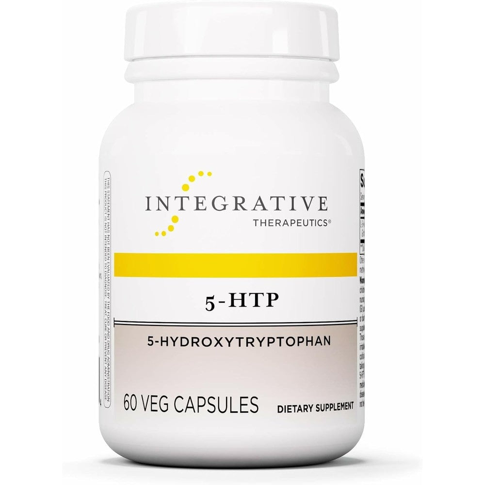 Integrative Therapeutics 5-HTP 60 Capsules front view for mood support.