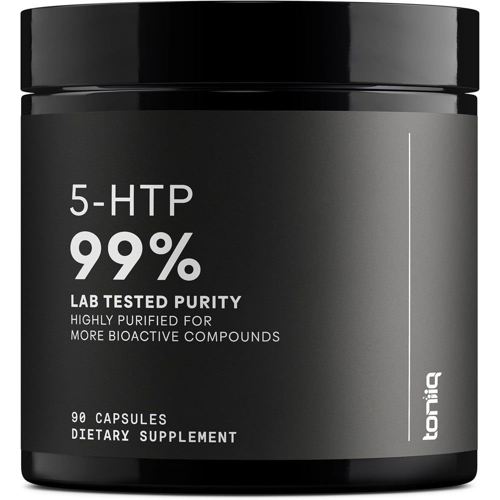 Toniiq Ultra High Strength 5HTP Capsules front view 90 count bottle