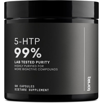 Toniiq Ultra High Strength 5HTP Capsules front view 90 count bottle