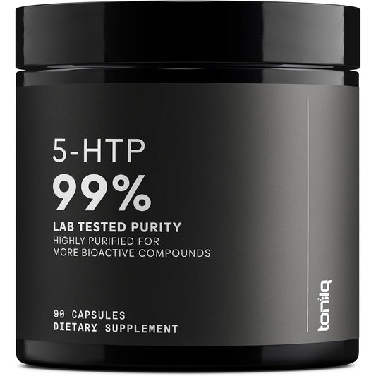 Toniiq Ultra High Strength 5HTP Capsules front view 90 count bottle