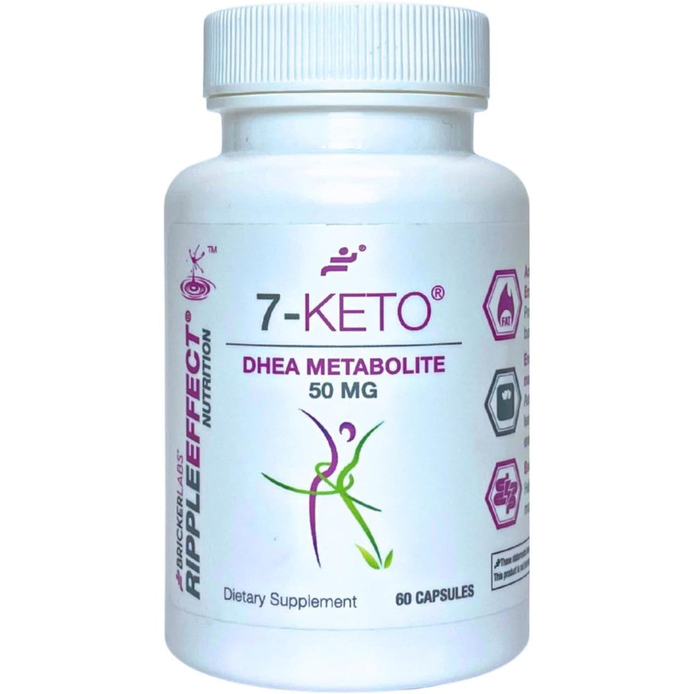 Bricker Labs 7 Keto DHEA 50 mg bottle front view for metabolic support