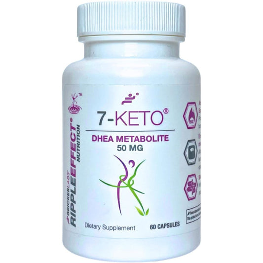 Bricker Labs 7 Keto DHEA 50 mg bottle front view for metabolic support