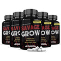 Justified Laboratories Savage Grow front view bottle packaging