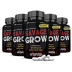 Justified Laboratories Savage Grow front view bottle packaging