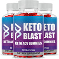 Gold Nutra Keto Blast Gummies front view of three bottles