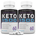 Justified Laboratories Advanced Keto 1500 front view supplement bottles
