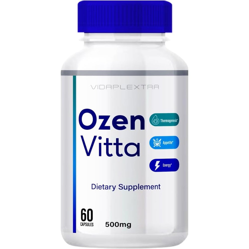 Vidaplextra Ozen Vitta Keto Support Supplement front view bottle packaging