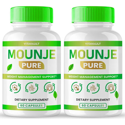 Vitavault Mounje Pure Keto Capsules front view advanced formula weight management supplement.