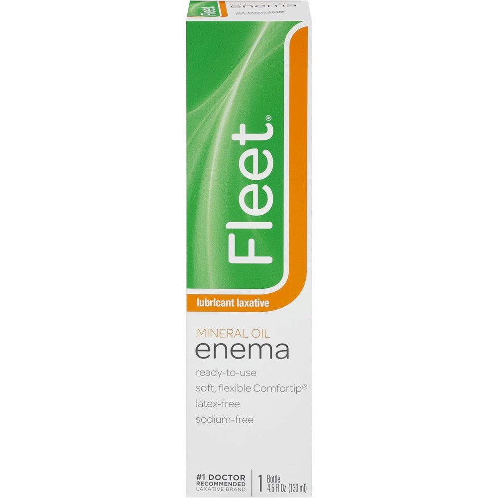 Fleet Laxative Mineral Oil Enema front view pack for constipation relief