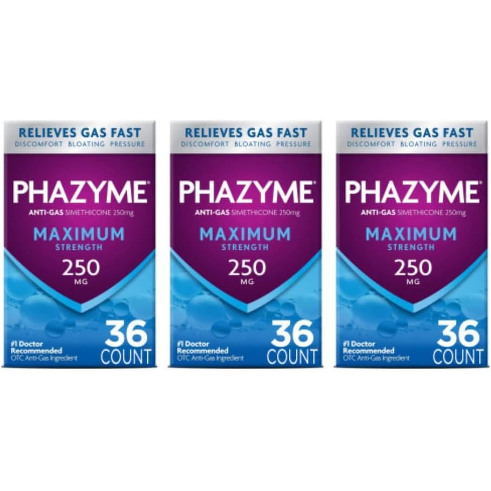 Phazyme Maximum Strength Gas Relief Softgels Front View Buy Online