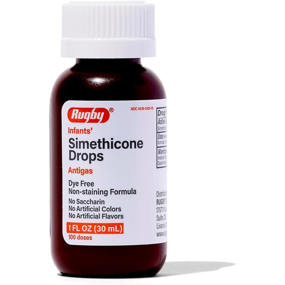 Rugby Laboratories Infants Gas Relief Simethicone Drops front packaging view