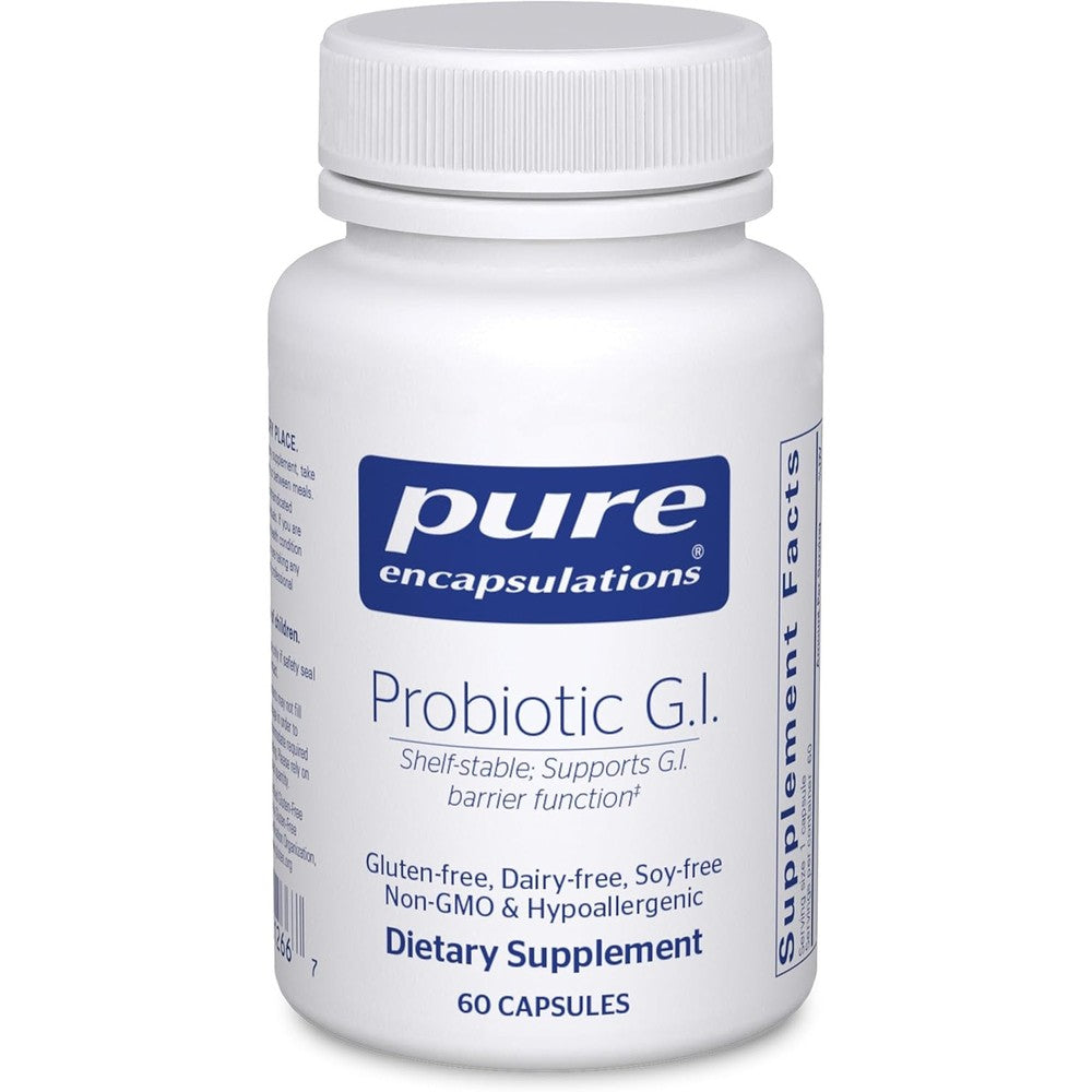 Pure Encapsulations Probiotic GI 60 Capsules front view premium gut health supplement India