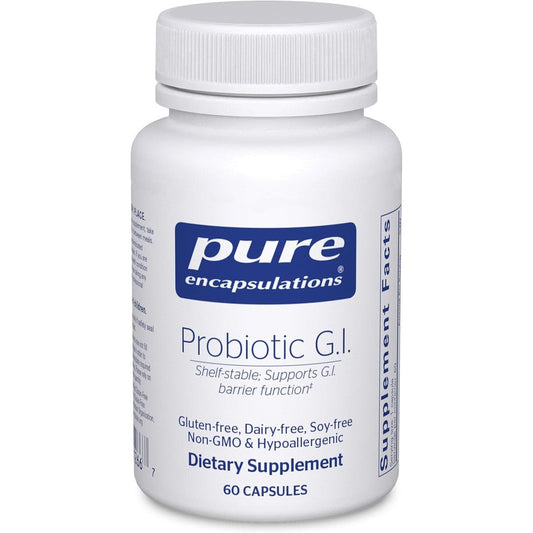 Pure Encapsulations Probiotic GI 60 Capsules front view premium gut health supplement India