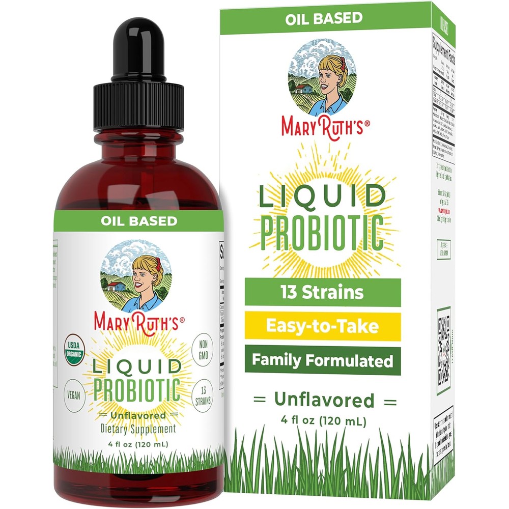 MaryRuth Organics USDA Organic Liquid Probiotic front view authentic wellness supplement India