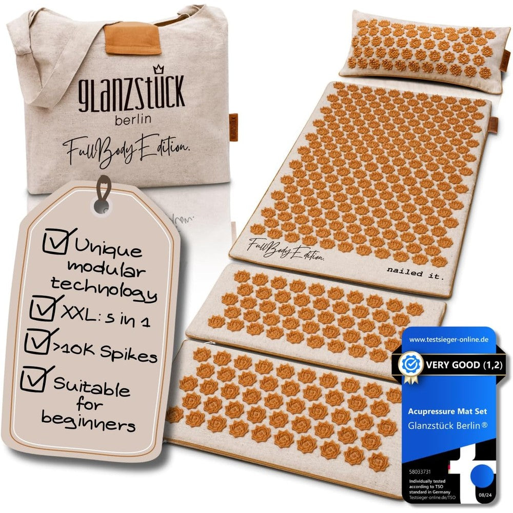 Muchoo Professional Chinese Acupoint Cupping Set front view with 22 transparent cups.