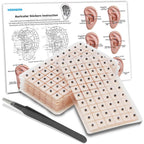 Hedigon ear seeds auricular sticker kit front view