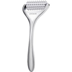 Ctriovk acupuncture massage roller front view in stainless steel finish