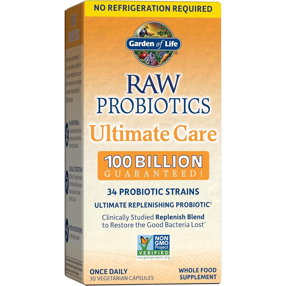 Garden of Life Raw Probiotics Ultimate Care front view authentic gut health supplement India