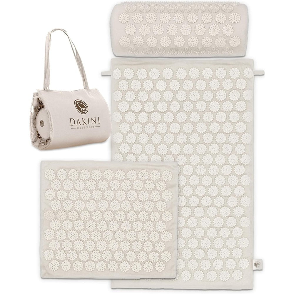 Dakini Acupressure Mat and Pillow Set front view for back pain relief