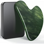 Tophld natural jade stone gua sha facial tool front view